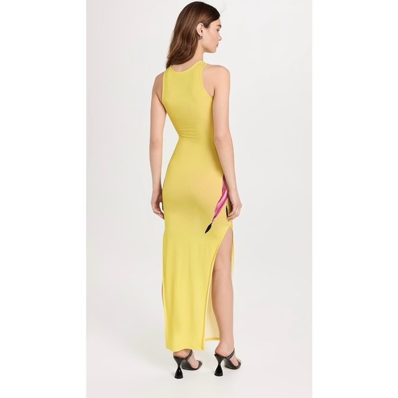 LOUISA BALLOU Sea Breeze Dress Caledonia Orchid Yellow Size Small - Picture 4 of 15